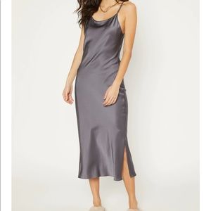 Current Air Vivienne Silk Slip Dress